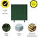 Cabeceira Estofada Cama Casal Queen Size 160 Cm Paolla Suede verde