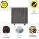Cabeceira Estofada Cama Box Solteiro 90 Cm Paolla Suede cinza Escuro