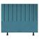 Cabeceira Estofada Cama Box King 195 Cm Paolla Suede azul Turquesa