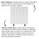 Cabeceira Estofada Cama Box King 195 Cm Marina Suede branco