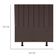 Cabeceira Estofada Cama Box Casal 140 Cm Marina Suede marrom