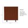 Cabeceira Estofada Cama Box Casal 140 Cm Taís Veludo terracota