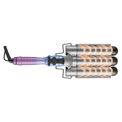 Modelador De Cachos Triondas By Juliette Mondial Azul/rosa MCT-JU-03 Bivolt