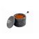 Açucareiro Farinheira Gourmet Pedra Sabão com Colher P 7cm