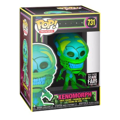 Funko Pop Aliens 731 Xenomorph Blacklight HT Scare Fair