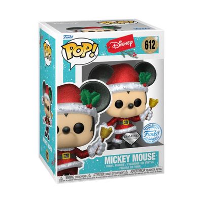 Funko Pop Disney 612 Mickey Mouse Diamond Holiday Exclusive