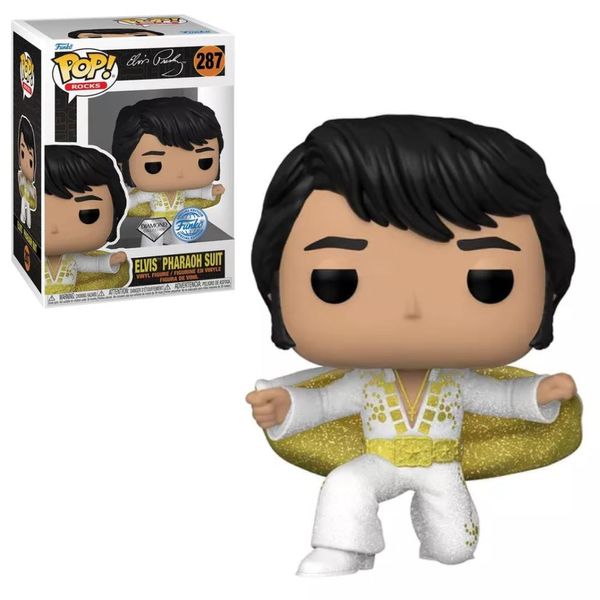 Funko Pop Rocks 287 Elvis Pharaoh Suit Diamond Special