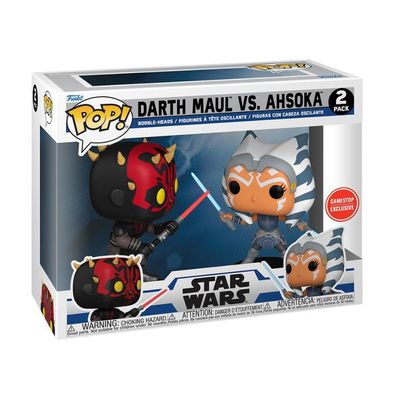 Funko Pop Star Wars Darth Maul vs Ahsoka 2-Pack
