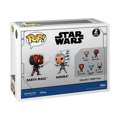 Funko Pop Star Wars Darth Maul vs Ahsoka 2-Pack
