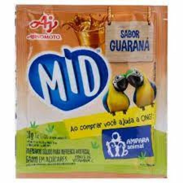 MID Suco em Pó Sabor Guaraná 20 gramas