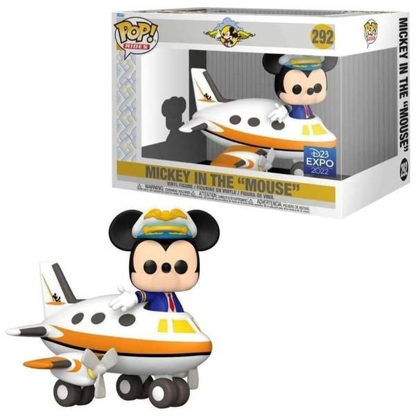 Funko Pop Disney 292 Pilot Mickey in the Mouse D23 Expo Funko Pop Disney 292 Pilot Mickey in the Mouse D23 Expo