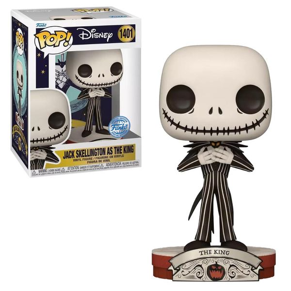 Funko Pop Disney 1401 Jack Skellington As The King Funko Pop Disney 1401 Jack Skellington As The King