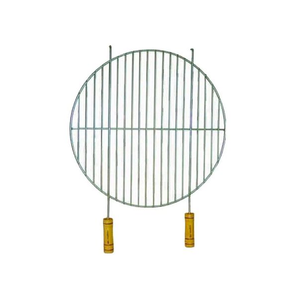 Grelha Redonda Galvanizada P/ Churrasqueira 45cm Diâmetro