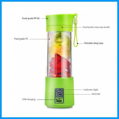 Liquidificador Mini Portátil Bateria Squeeze Verde