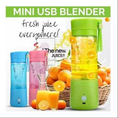 Liquidificador Portátil Hyu Vidro 380Ml Bateria