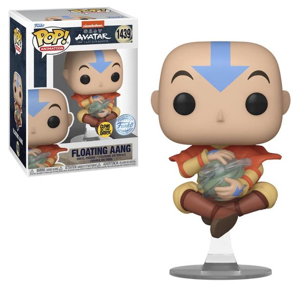 Funko Pop Avatar 1439 Floating Aang Glows In The Dark