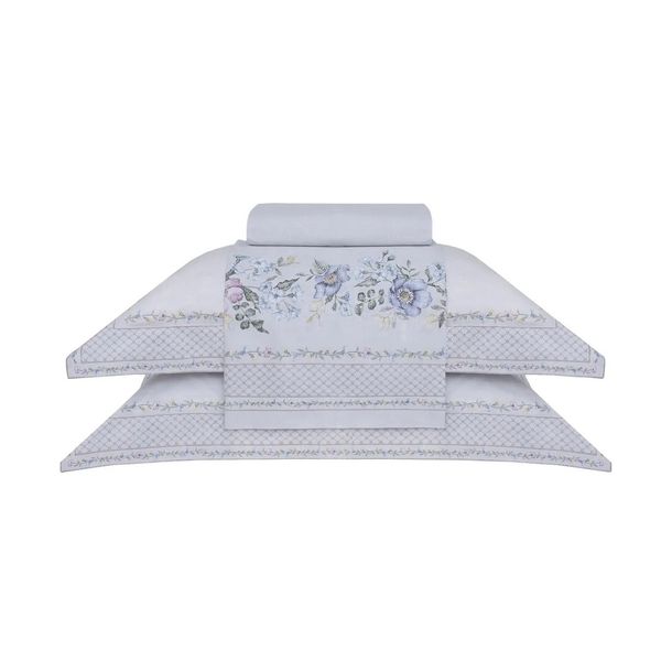 Jogo Cama Casal 4 Pcs Algodão 180 Fios Barroque Buddemeyer