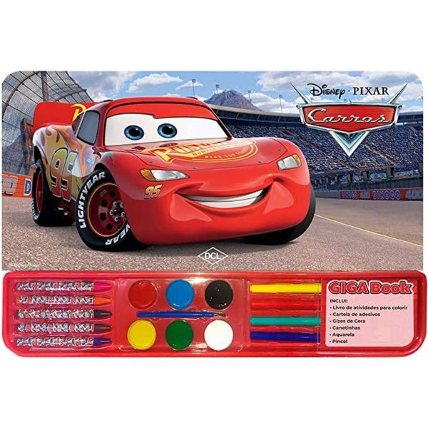 Livro Giga Box - Carros 3 - Editora DCL