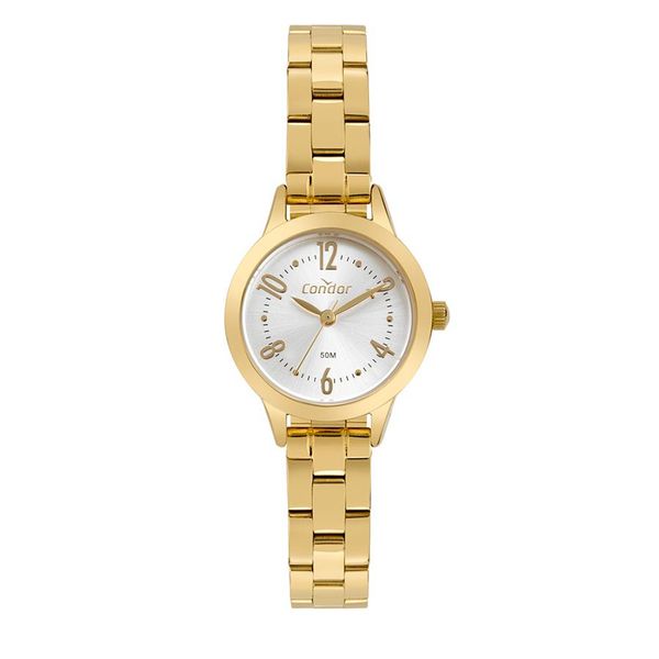 Relógio Condor Feminino Ref:Co2035mzn/4k Social Dourado