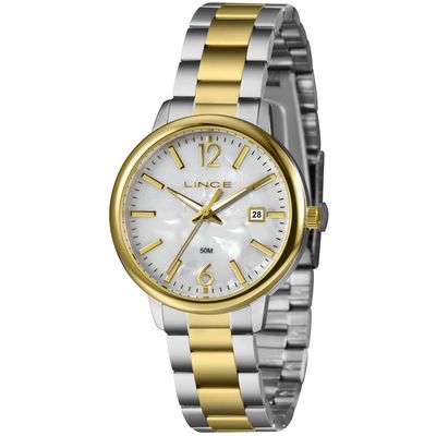 Relógio Lince Feminino Ref:Lrth193l36 B2sk Casual Bicolor