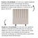 Cabeceira Estofada Cama Box King 195 Cm Maisa Linho bege
