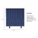 Cabeceira Estofada Cama Box Solteiro 90 Cm Taís Veludo azul Marinho