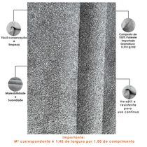 Tecido Rústico Bouclê Cinza Para Poltrona Puff Cabeceira Estofados Decoração T02 Metro - Lyam Decor