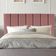Cabeceira Estofada Cama Casal Queen Size 160 Cm Paolla Suede rosê