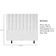 Cabeceira Estofada Cama Box King 195 Cm Maisa Suede branco