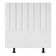 Cabeceira Estofada Cama Box Casal 140 Cm Paolla Suede branco