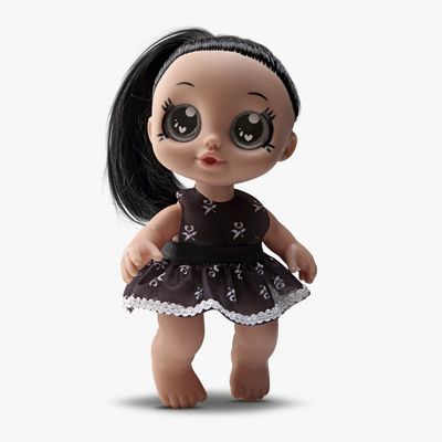 Boneca Baby Rainbowzinha Fashion Cabelo Preto 875 - Bambola