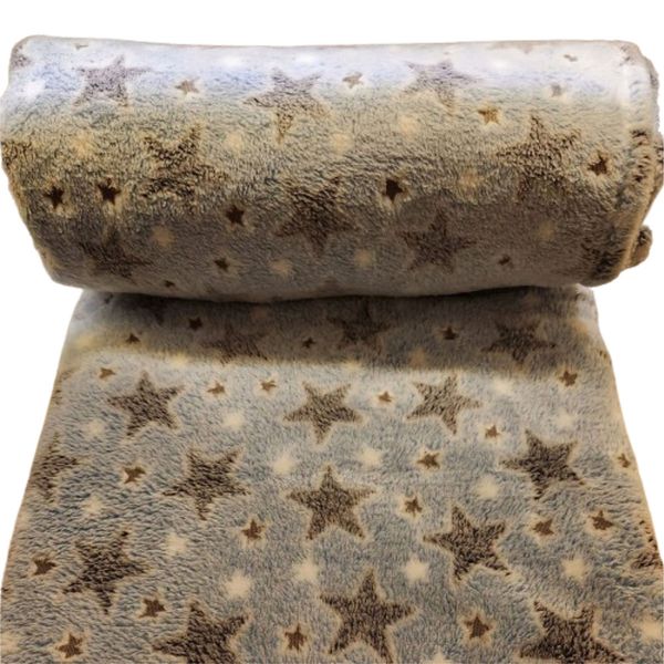 Cobertor Manta Solteiro Fofinha 2,20 x 1,50 - Estrelinha