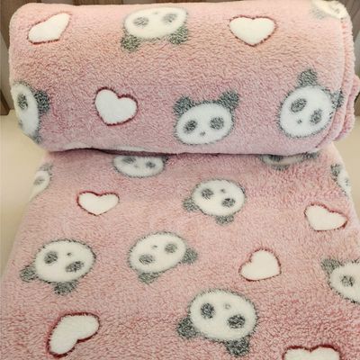 Cobertor Manta Solteiro Fofinha 2,20 x 1,50 - Ursa Rosa