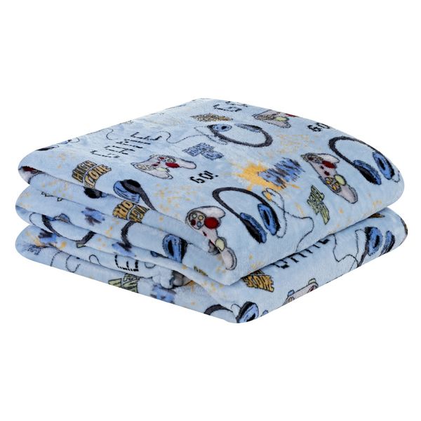 Cobertor Fantasy Solteiro Infantil Mantinha Flannel Estampada - Games