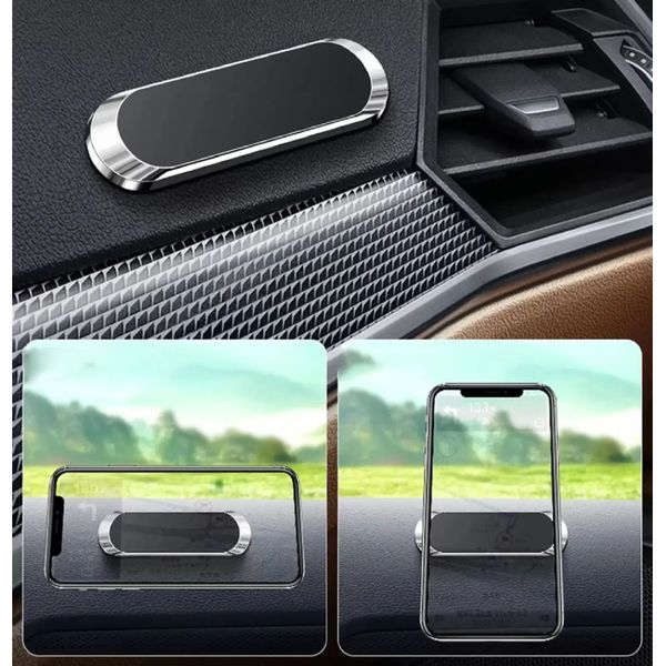 kit 6 Suporte Magnetico Veicular Celular Universal