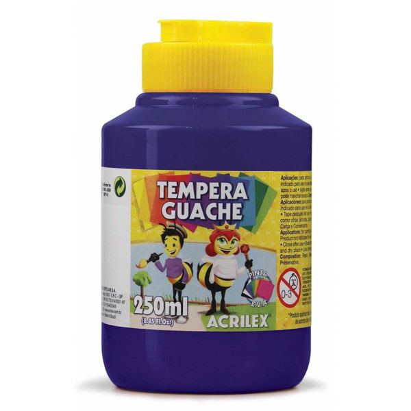 TEMPERA GUACHE 250ML VIOLETA ACRILEX