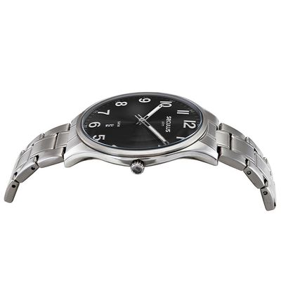 Relógio Seculus Masculino Ref:77282g0svna1 Semi Slim Prateado