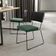 Cadeira Decorativa Estofada Sala Jantar Allana L02 Couríssimo Preto Facto Verde Musgo - Lyam Decor
