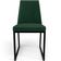 Kit 02 Cadeiras Decorativas Estofada Para Sala de Jantar Dafne L02 Facto Verde Musgo - Lyam Decor