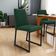 Kit 04 Cadeiras Decorativas Estofada Para Sala de Jantar Dafne L02 Facto Verde Musgo - Lyam Decor