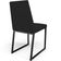 Kit 06 Cadeiras Para Sala De Jantar Base Aço Industrial Preto Dafne L02 Suede Preto - Lyam Decor