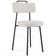 Cadeira Decorativa Estofada Para Sala De Jantar Barcelona L02 Bouclê Cru - Lyam Decor
