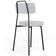 Cadeira Decorativa Estofada Para Sala De Jantar Barcelona L02 Linho Cinza - Lyam Decor