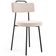 Kit 02 Cadeiras Decorativas Estofada Para Sala De Jantar Barcelona L02 Suede Bege - Lyam Decor