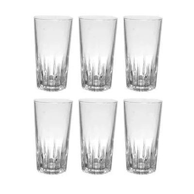 Jogo de Copos Bali Vidro 6 Peças 280ml