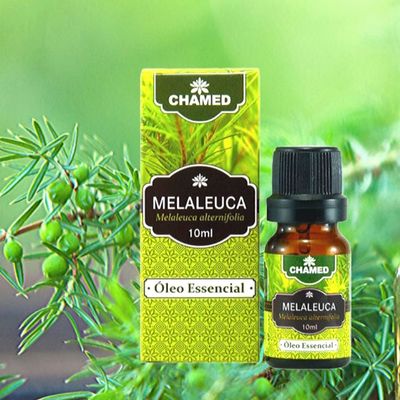 Óleo Essencial de Melaleuca   Tea Tree  10ml    CHAMED  100% Puro