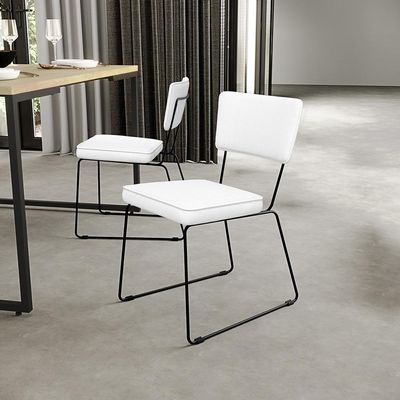Kit 04 Cadeiras Decorativas Para Sala De Jantar Allana L02 Facto Branco - Lyam Decor