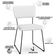 Kit 04 Cadeiras Decorativas Para Sala De Jantar Allana L02 Facto Branco - Lyam Decor
