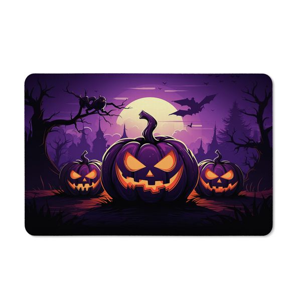 Tapete de Tecido Multiuso - Halloween - Abóboras
