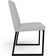 Cadeira Para Sala De Jantar Base Aço Industrial Preto Dafne L02 Linho Cinza - Lyam Decor